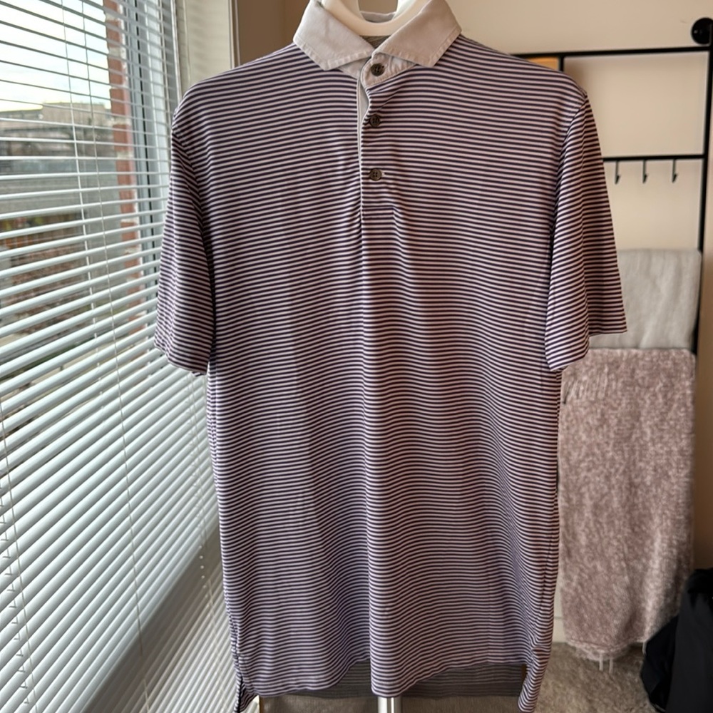 Greyson Striped Golf Polo